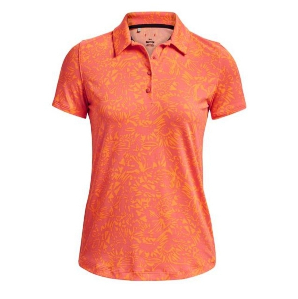 UNDER ARMOUR Women's Playoff Printed Short Sleeve Polo